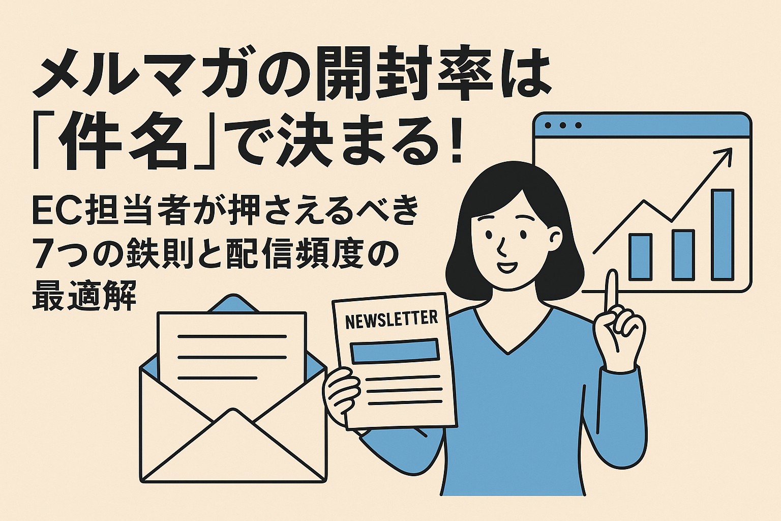 メルマガの開封率は「件名」で決まる！EC担当者が押さえるべき7つの鉄則と配信頻度の最適解